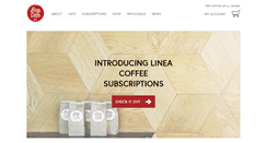 Desktop Screenshot of lineacaffe.com