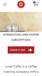Mobile Screenshot of lineacaffe.com
